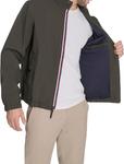 Tommy Hilfiger mens Мужская софтшелловая дождевая куртка Tommy Hilfiger, Olive - фото 6