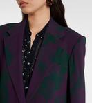 Принтованный блейзер Dries Van Noten, Burgundy - фото 4