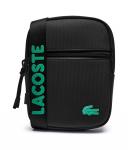 Сумка через плечо Lacoste, черный / зеленый - фото 4