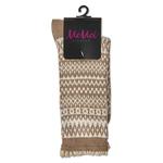 Женский хлопковый носок "pattern metrics" Memoi - фото 3