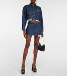 Декорированные кожаные сандалии на платформе Miu Miu, черный - фото 2