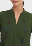 Блуза Nice Things Blouse, Dark Khaki/Dark Green - фото 5