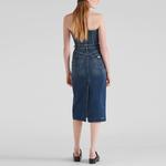 Топ женский Prada без бретелек, синий - фото 3