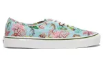 Кроссовки Vans Authentic Series Skateboard Shoes Unisex Low-Top Blue Pink/Green - фото