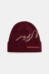 Шапка из смесовой шерсти Peak Performance, бордовый - фото