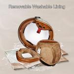 Шлем опенфейс TYWCJW, белый / коричневый - фото 6