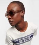 Dior Signature B1U овальные солнцезащитные очки Dior Eyewear, Pi - фото 3