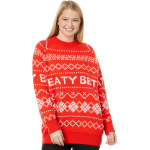 Свитер Snow Fairisle Sweaty Betty, цвет Firebird Orange Fairisle - фото