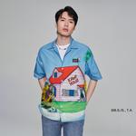 Lee Рубашка X Dragon Ball унисекс небесно-голубой - фото 7