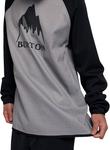 Burton Men's Crown Weatherproof Pullover Crew, Gray Heather/True Black - фото 3
