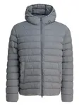 Стеганая куртка с капюшоном Herno, серый - фото