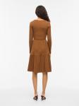 VILA Платье в коричневом цвете - фото 4