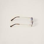 Солнцезащитные очки Miu Miu, индиго - фото 3