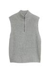 Топ TOM TAILOR Top, Medium Silver Grey Melange/Grey - фото 5