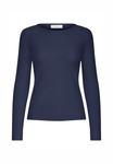Джемпер b.young BMMNORMA RIB ONECK, Navy Blazer/Dark Blue - фото 5