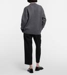 Шерстяной свитер Ami de Cœur AMI PARIS, серый - фото 3