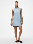 Короткое платье Pieces, светло-синий - фото