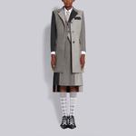 Футболка Fun Mix с панелями THOM BROWNE, серая - фото 6