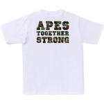 Футболка Logo Cotton A BATHING APE, белый - фото 6