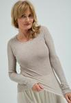 Топ Seamless Basic ELVIRA, Desert Melange/Beige - фото 5