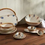 Тарелка для хлеба янтарного цвета El Corte Inglés, крем - фото 9