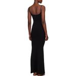 Skims Женское черное платье-комбинация - фото 3