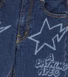 Джинсы с принтом BAPE, синий - фото 3