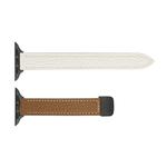 Ремешок Apple совместимость Кожаный CHENSONG, Белый тонкая кожа магнитная пряжка - фото 9