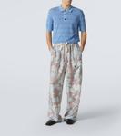 Вязаная поло Dries Van Noten, Blue - фото 2