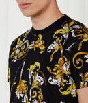 Футболка мужская Versace Jeans Couture облегающего кроя с принтом, мультиколор - фото 4