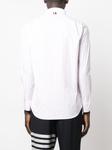 Thom Browne полосатая рубашка с длинными рукавами, белый - фото 4