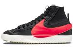 Кроссовки Nike Blazer Mid 77 Jumbo, черный/розовый - фото