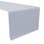 Дорожка для стола, 100 % хлопок, 16x72 дюйма, Mini Dots Blue - фото