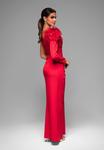 Ombre Вечернее платье в красном цвете - фото 4