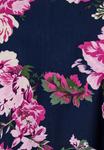 Платье Zizzi MIT V-AUSSCHNITT UND LANGEN ÄRMELN, Navy B Pink Flower/Dark Blue - фото 7