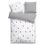 Андас двустороннее постельное белье «Июль», (2 шт.) Andas, белый/серый - фото 2