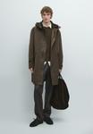 Пальто Massimo Dutti LONG TECHNICAL WITH INTERIOR , Mottled Brown - фото 2
