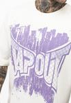 Футболка с принтом Oversize Tapout, цвет white lilac - фото 4