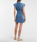 Мини-платье из денима с поясом Chloé, Denim - фото 3