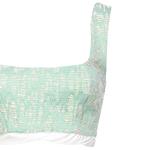 Топ кроп с жаккардовым узором PINKO, зеленый - фото 9