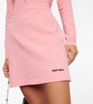 Мини-юбка из букле Miu Miu, Petalo - фото 4