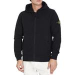 Куртка cotton zip-up jacket 'black' Stone Island, черный - фото 2