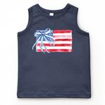Топ Watercolor flag coquette youth The Juniper Shop - фото
