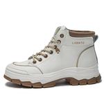 Ботинки Martin Boot женские Laorentou, бежевый/черный - фото 4