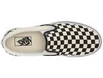 Кроссовки Unisex Vans Classic Slip-On, цвет Black and White Checker/White (Canvas) - фото 2