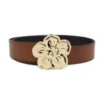 Двусторонний кожаный ремень Kenzo, черный - фото 2