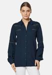 Блуза MADELEINE Button-down blouse, Navy/Dark Blue - фото