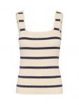 Топ Morita в полоску KAFFE, Cream/Multi - фото 5