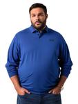 Рубашка-поло Men Plus, кобальтовый синий - фото 3