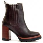 Коричневые ботинки на платформе eslastibootta Montevita, коричневый - фото 2